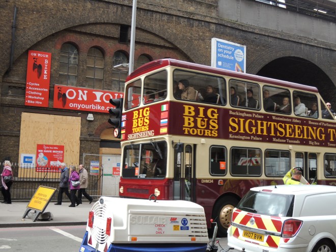 The busy streets of London Bridge City