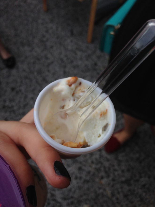 Genuine real legitimate NASI LEMAK ICE CREAM at Cielo Dolci (which had sambal and nuts and everything and HOW DOES SCIENCE WORK)