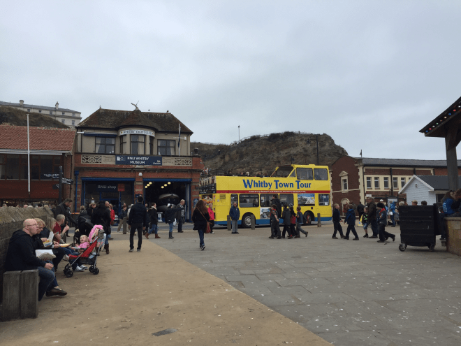 Why the Whitby Tour Bus gotta look like a minion